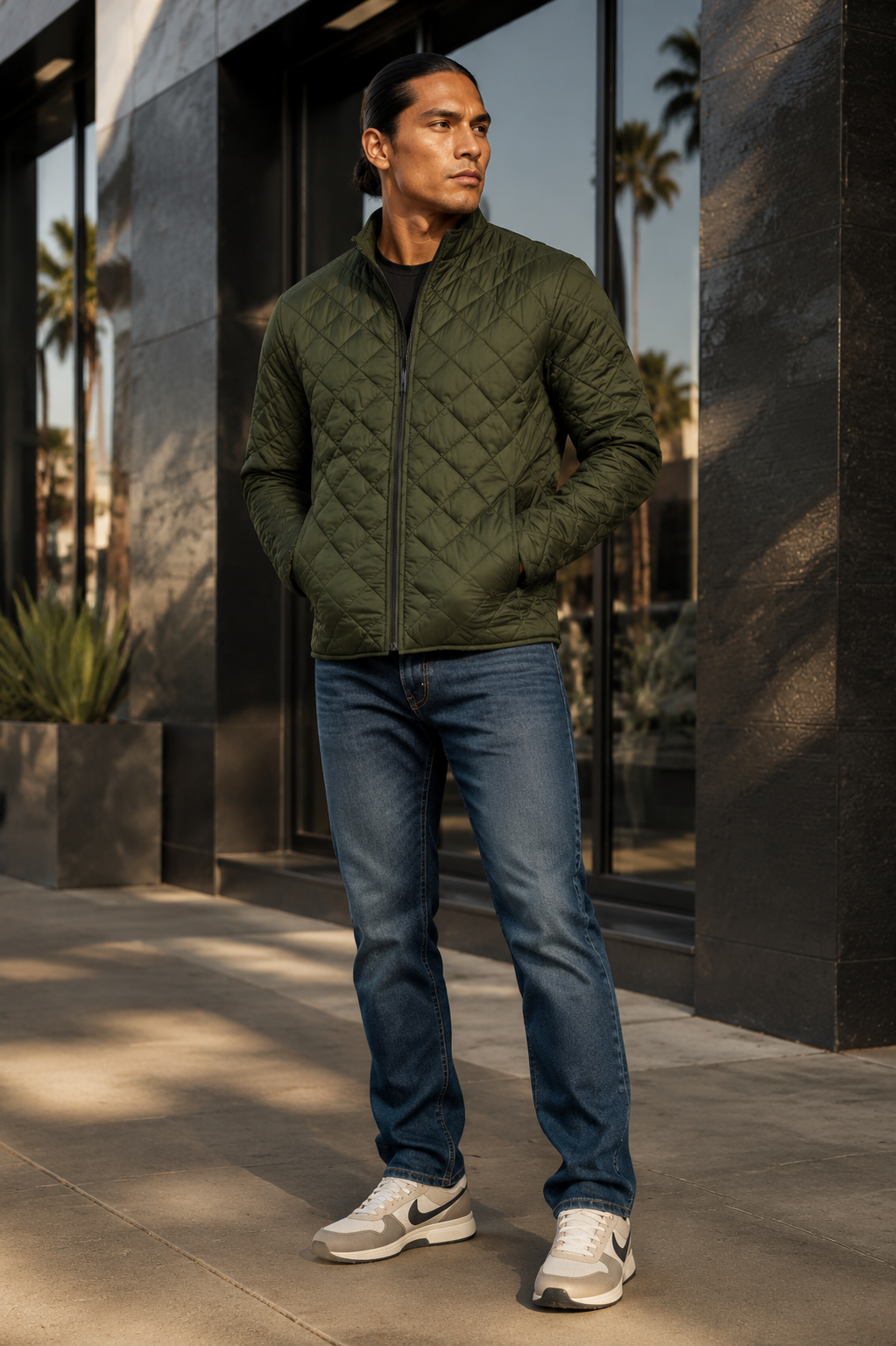 Langford Quilted Full Zip Jacket