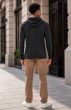 The District Hooded Long Sleeve Tee