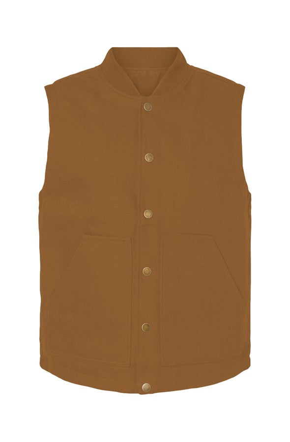 The Seaside Insulated Canvas Workwear Vest