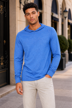 The District Hooded Long Sleeve Tee