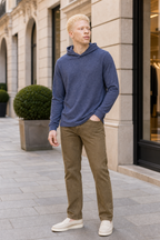 The District Hooded Long Sleeve Tee
