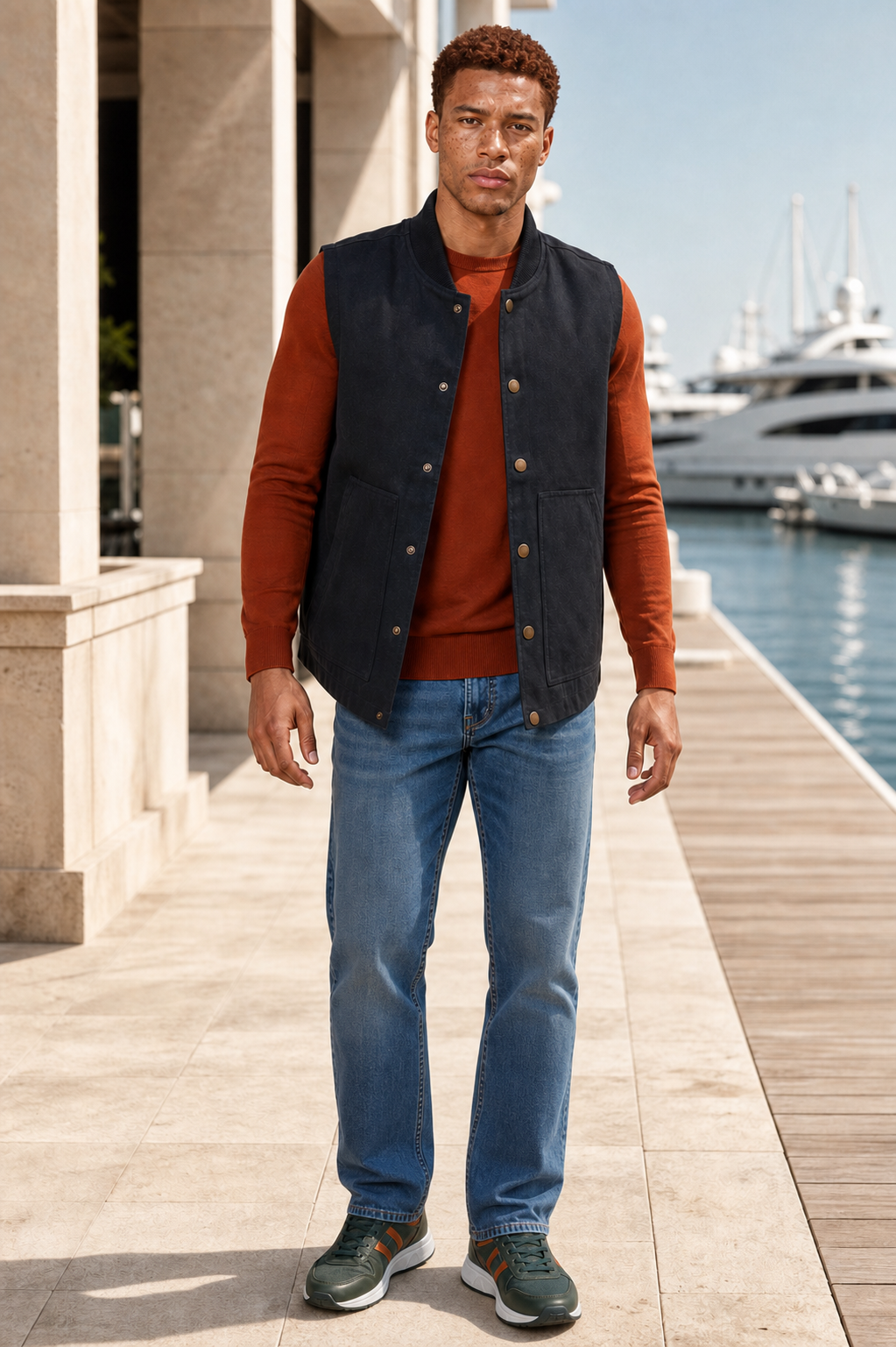 The Seaside Insulated Canvas Workwear Vest