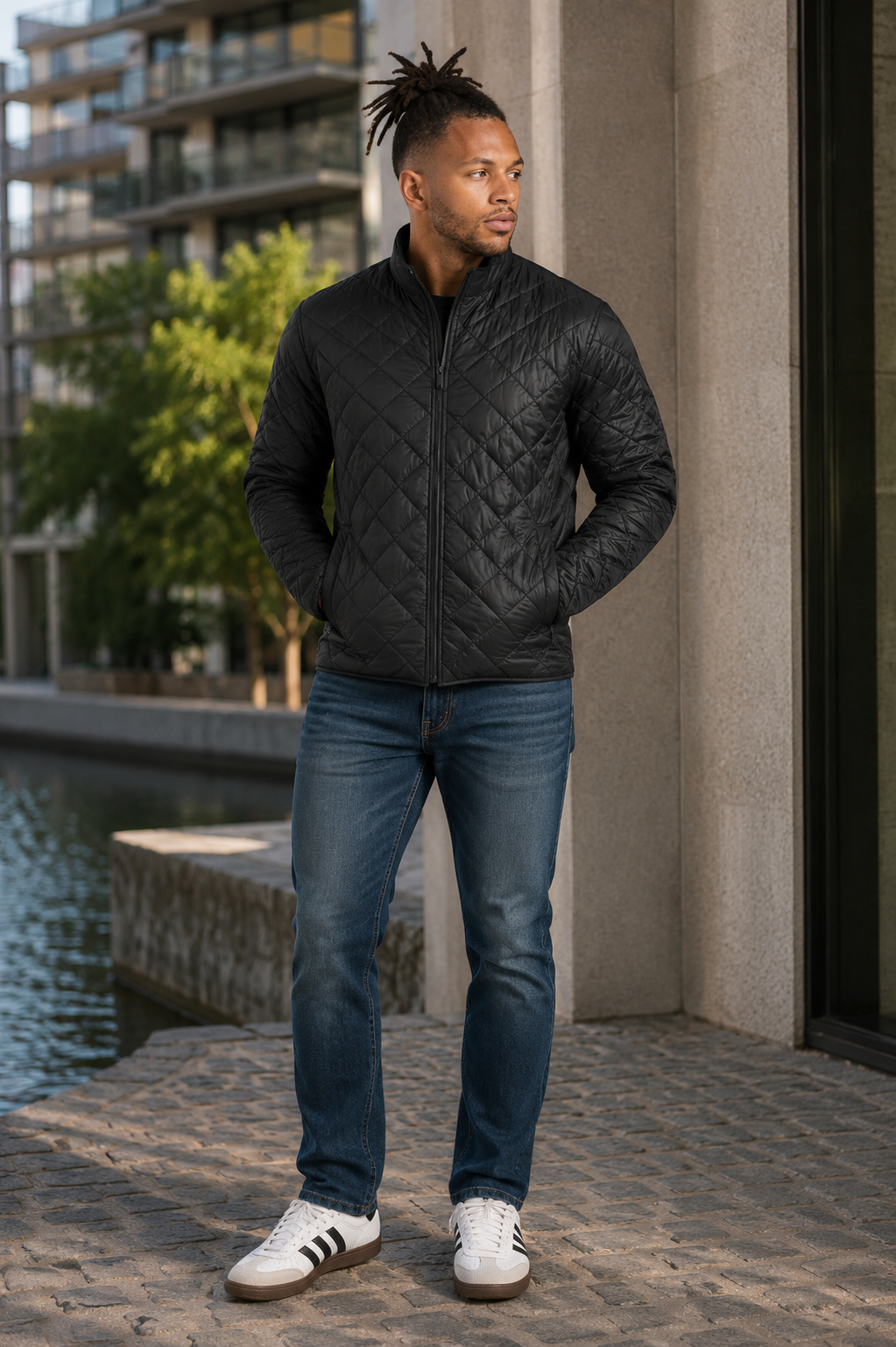 Langford Quilted Full Zip Jacket