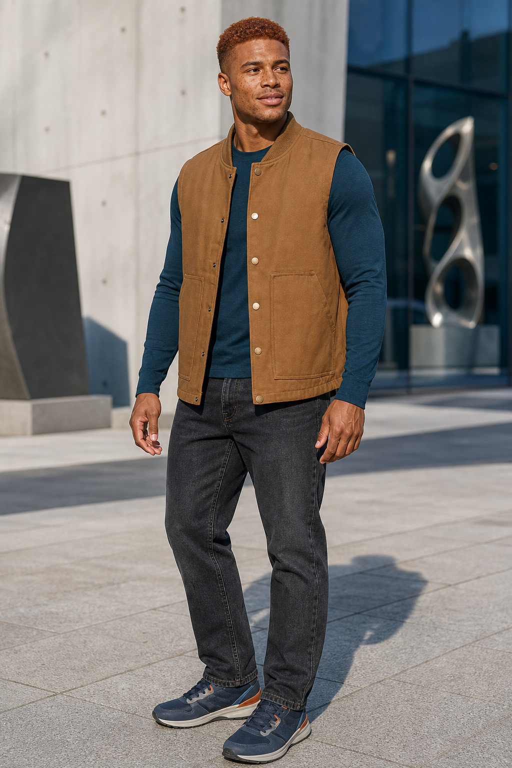 The Seaside Insulated Canvas Workwear Vest
